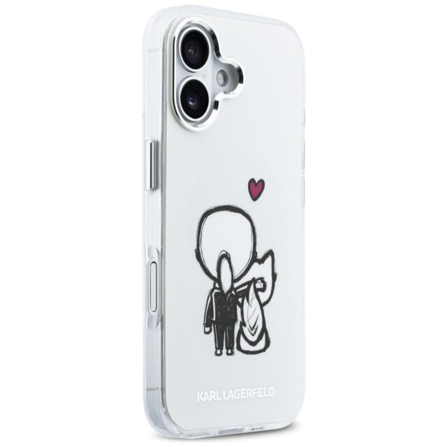 Etui Karl Lagerfeld Karl & Choupette      Back MagSafe do iPhone 17 przezroczysty - imagine 4