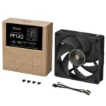 ASUS ProArt PF120 Fan PWM Black Computer case 12 cm 1 pc(s) - imagine 10