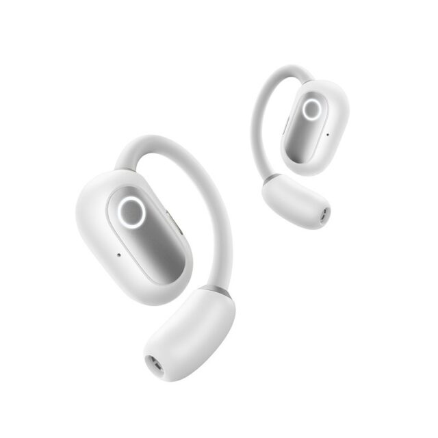 Baseus Eli Fit Open- Ear Headset Wireless Connectivity/Music USB Type-C Bluetooth White - imagine 2