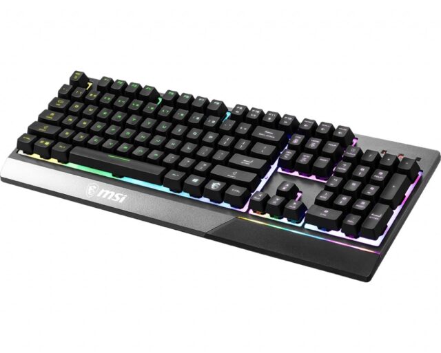 MSI Vigor GK30 Gaming Keyboard  US Layout  Wired  Black MSI | Vigor GK30 | Gaming keyboard | RGB LED light | US | Wired | Black - imagine 4