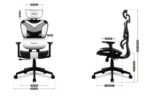 Huzaro Combat 8.0 White gaming chair - imagine 10