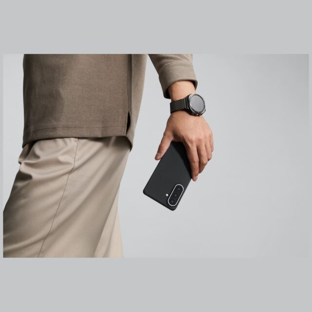 Etui PITAKA Edge Case MagSafe do Samsung  Galaxy S26+ czarno-szary - imagine 6