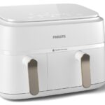 Philips 3000 series NA353/10 fryer Double 9 L Stand-alone 2750 W Hot air fryer Silver  White