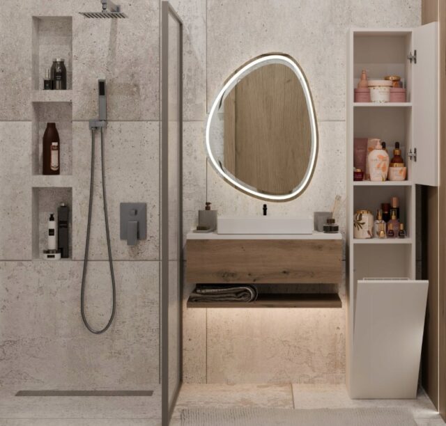 NEL III BATHROOM POLE  KASHMIR COLOUR - imagine 8