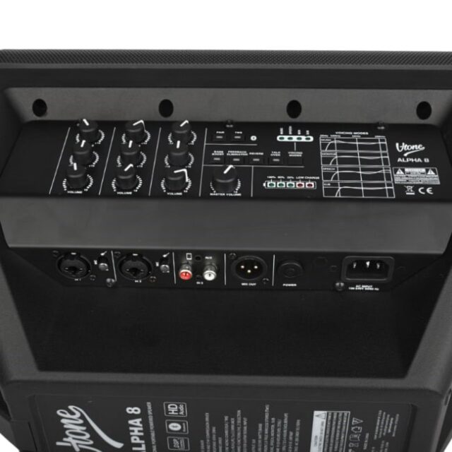 V-TONE ALPHA 8 - 8  active battery column with built-in mixer - imagine 7