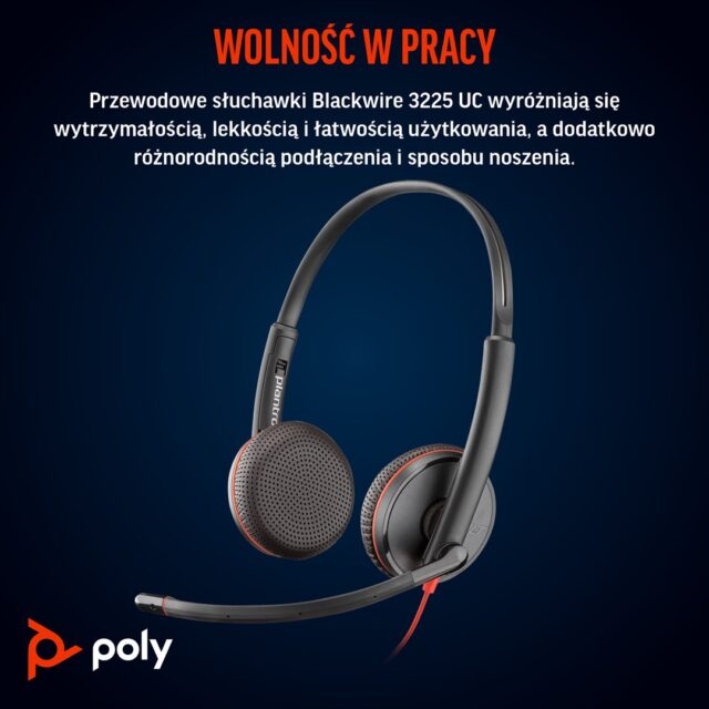 Poly Blackwire 3225 Stereo USB-C +USB-A +3 5mm - imagine 6