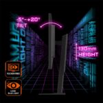 GIGABYTE M27UA 27  UHD Gaming Monitor - 3840 x 2160  160Hz  1ms  400 cd/m2  FreeSync Premium  HDR ready  HDMI 2.1  Displayport 1.4 - imagine 9