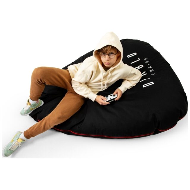 DIABLO gaming pouffe black - imagine 8