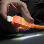 Cable USAMS SJ777 PD 240W USB-C/USB-C 1.2m tarnish - imagine 4