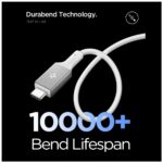 Kabel Spigen EB24015CC Essential USB-C    240W 1.5m biały - imagine 6