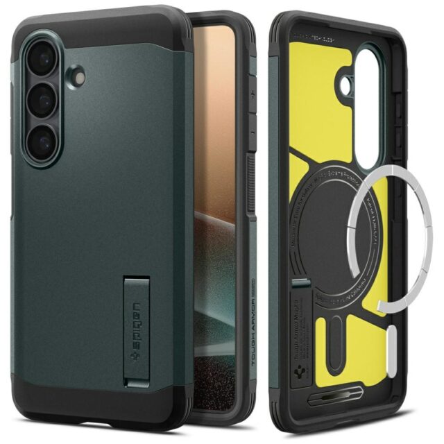 Etui Spigen Tough Armor Mag MagSafe do    Samsung Galaxy S26+ zielony - imagine 9