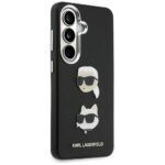 Case Karl Lagerfeld Saffiano Double      Heads Metal for Samsung Galaxy S26 Plus black - imagine 4