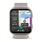 Garmin Venu X1 5.08 cm (2 ) AMOLED Digital 448 x 486 pixels Touchscreen Gold  Titanium Wi-Fi GPS (satellite) - imagine 2