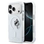 Case Karl Lagerfeld IML Peekaboo MagSafe for iPhone 17 Pro transparent