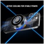 Wireless charger 4smarts 25W Qi2 25 MagSafe RGB 360° grey - imagine 4