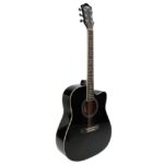 V-TONE AG Two BK - 4/4 acoustic guitar  black - imagine 3
