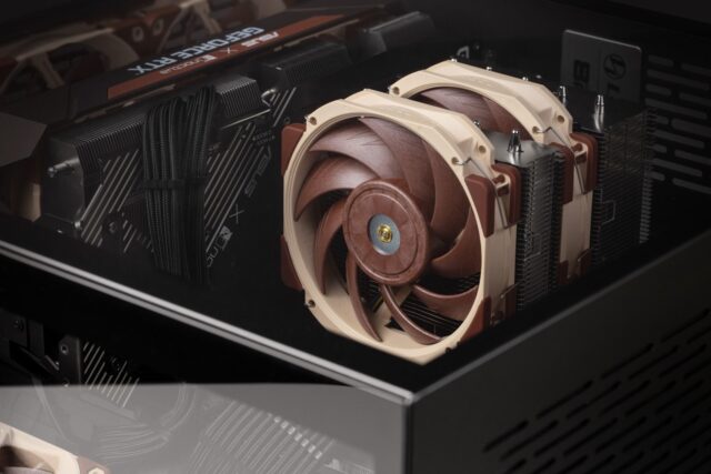 Noctua NF-A12X25R PWM Computer case Fan 12 cm Beige  Brown - imagine 6