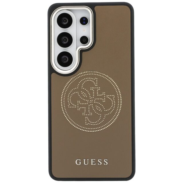 Case Guess Perforated Logo MagSafe for    Samsung Galaxy S26 Ultra brown - imagine 4