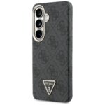 Case Guess 4G Triangle Logo MagSafe for   Samsung Galaxy S26 Plus black - imagine 2