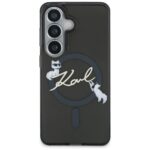 Case Karl Lagerfeld IML KC Script        MagSafe for Samsung Galaxy S26 Plus black - imagine 3