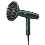 BaByliss Air Power Pro hair dryer 1700 W Gold  Green - imagine 5