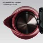 Czajnik elektryczny 1 7l 2000W MR-041-RED MAESTRO - imagine 3