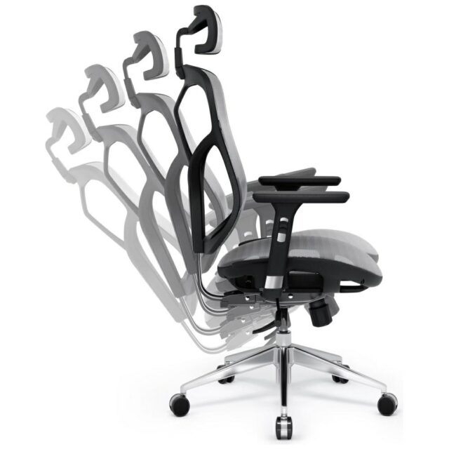 Ergonomic chair Diablo Chairs V-Basic black-gray - imagine 8