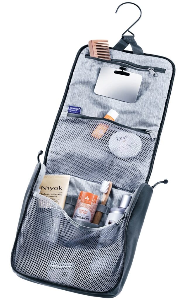 Kosmetyczka turystyczna Deuter Wash Center II  black - imagine 2