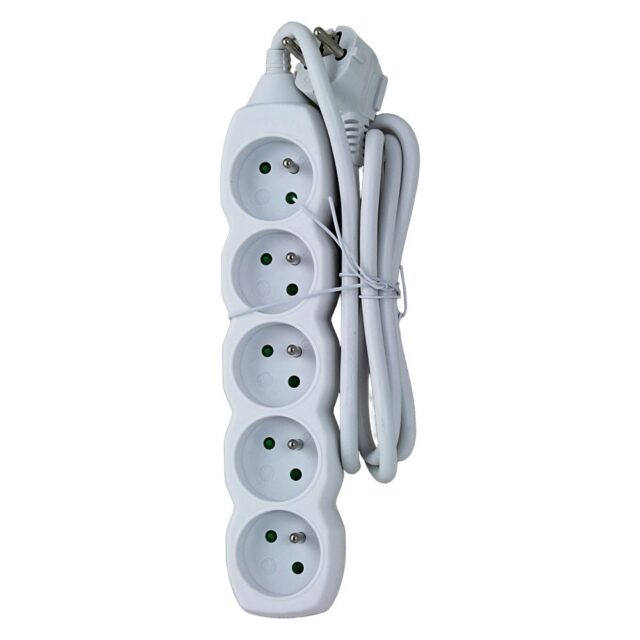 Esperanza ELK207W power extension 1.5 m 5 AC outlet(s) Indoor White - imagine 4
