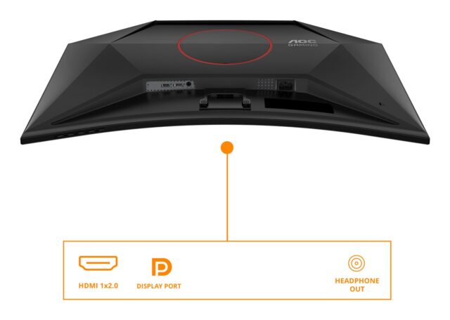 AOC C32G42ZE | 31.5   | VA | FHD | 16:9 | 260 Hz | 4 ms | 1920 x 1080 pixels | 300 cd/m2 | HDMI ports quantity 1 | Black - imagine 3