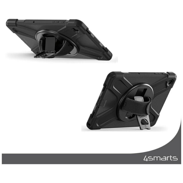Pancerne etui z uchwytem 4smarts Rugged   Case Grip do Samsung Galaxy Tab S10 Lite / S10 FE / S9 FE / S9 / S8 / S7 czarny - imagine 5