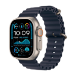 Watch Apple Watch Ultra 2 LTE (2024) 49mm Black Titanium Case with Trail Loop M/L - Navy
