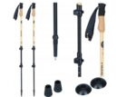 Viking Bamboo Pro Trekking Poles Brown 65-135