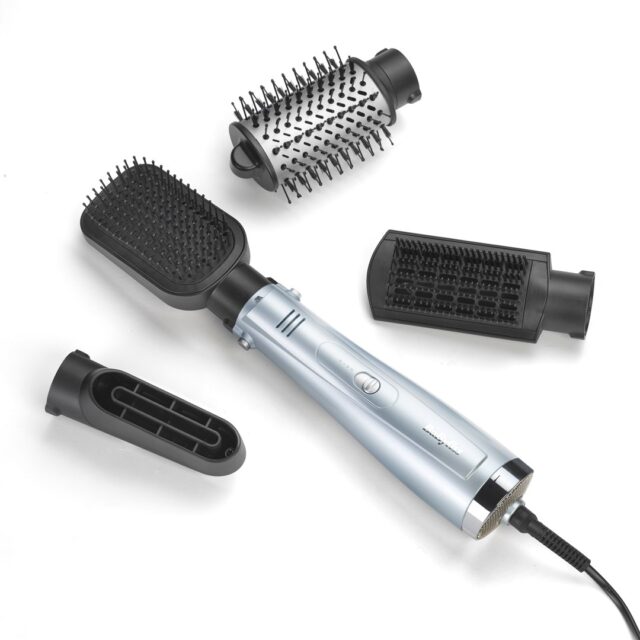 BaByliss Hydro-Fusion Smooth & Shape Hot Air Brush - imagine 9