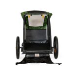 Burley Tail Wagon Dog Carrier Black  Green - imagine 3