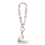 Guess Univerzální Popruh na Ruku Crystals 4G Charm Pink