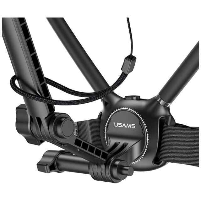Neck mount for phones USAMS JoyGo  JOY02 Neck Mount with magnetic mount black - imagine 4