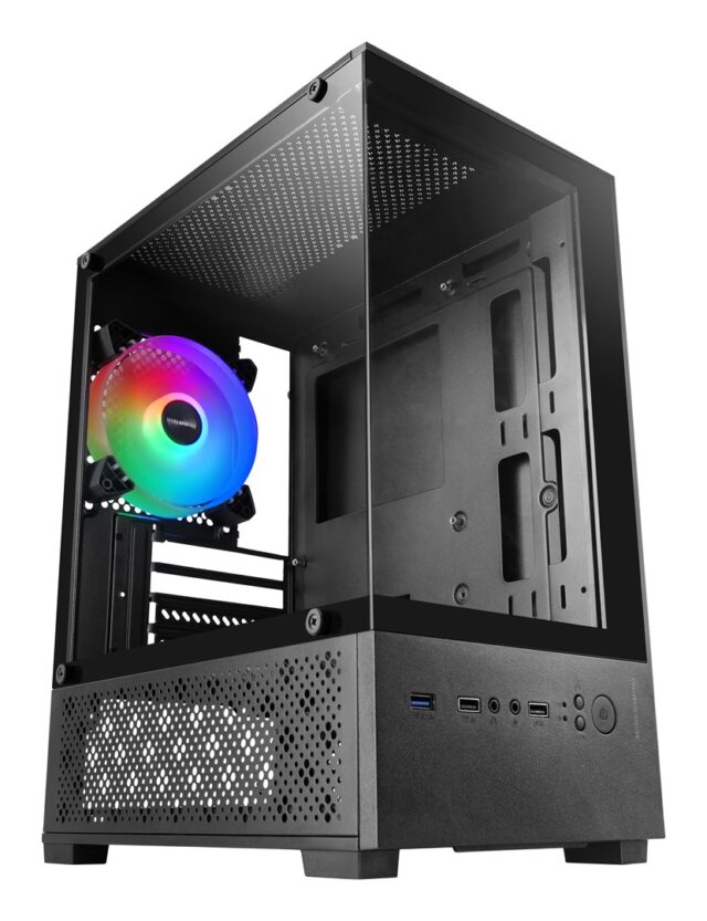 Mars Gaming MC-SE2 Mini Tower Black - imagine 3