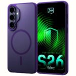 Etui 3MK Smoke MagCase do Samsung Galaxy S26+ fioletowy