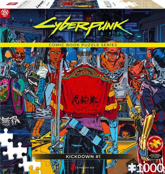 Good Loot Comic Book Puzzle: Cyberpunk 2077 Kickdown  1000 elementów - imagine 2
