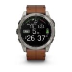 Garmin Fenix 8 3.56 cm (1.4 ) AMOLED 51 mm Digital 454 x 454 pixels Touchscreen Titanium Wi-Fi GPS (satellite) - imagine 6