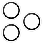 PanzerGlass Hoops Tempered Glass Lens Screen Protector for iPhone 17 Pro / 17 Pro Max / 16 Pro / 16 - imagine 3