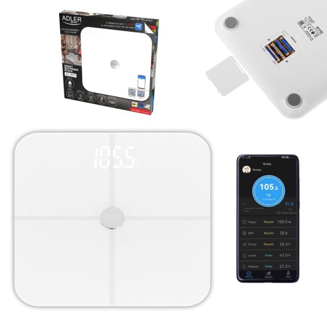 ADLER AD 8187 bathroom scales  white - imagine 9