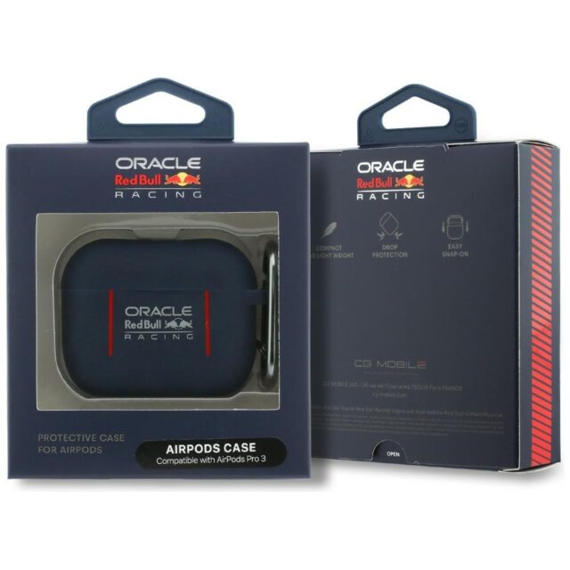 Red Bull Lines Silikonové Pouzdro pro AirPods Pro 3 Navy - imagine 5