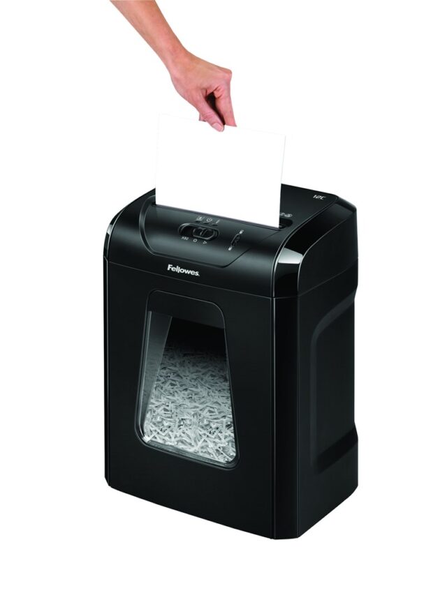 Fellowes Aktenvernichter Powershred   12C      schwarz - imagine 5