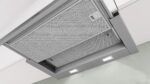 Bosch Serie 2 DFM064W55 cooker hood Semi built-in (pull out) Metallic  Silver 394 m3/h - imagine 5