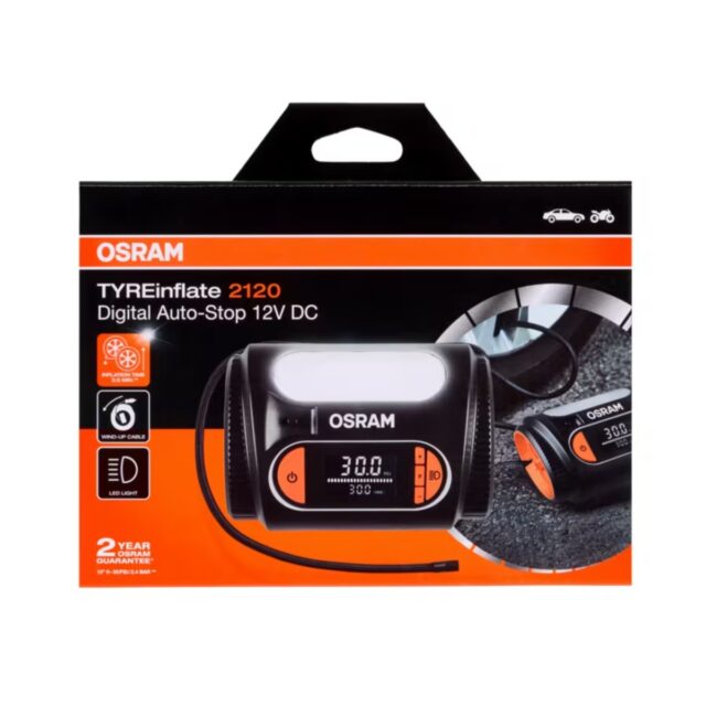 OSRAM TYREINFLATE 2120 KOMPRESOR 12 V - imagine 6