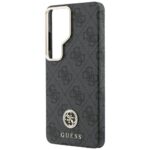 Guess PU Leather 4G Strass Logo Gold Frame Magnetic Zadní Kryt pro Samsung Galaxy S26 Ultra Black - imagine 7
