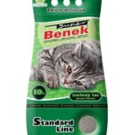 SUPER BENEK STANDARD Cat litter Bentonite grit Green forest 10 l