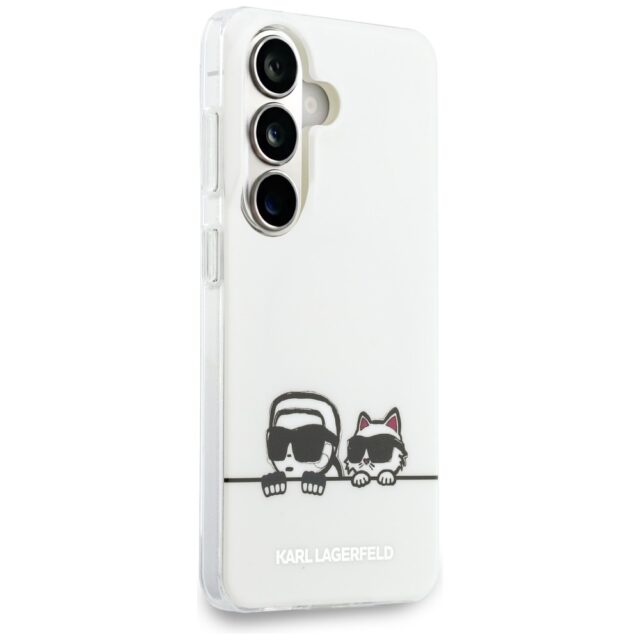 Case Karl Lagerfeld IML Peekaboo         Karl&Choupette MagSafe for Samsung Galaxy S26 Plus transpar - imagine 4